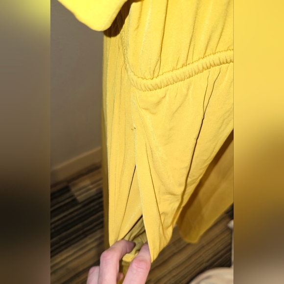 NWT Lane Bryant Mustard Plus Size Knee Length Dress 26/28 - Picture 8 of 10